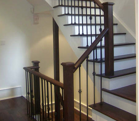 stairs and railings